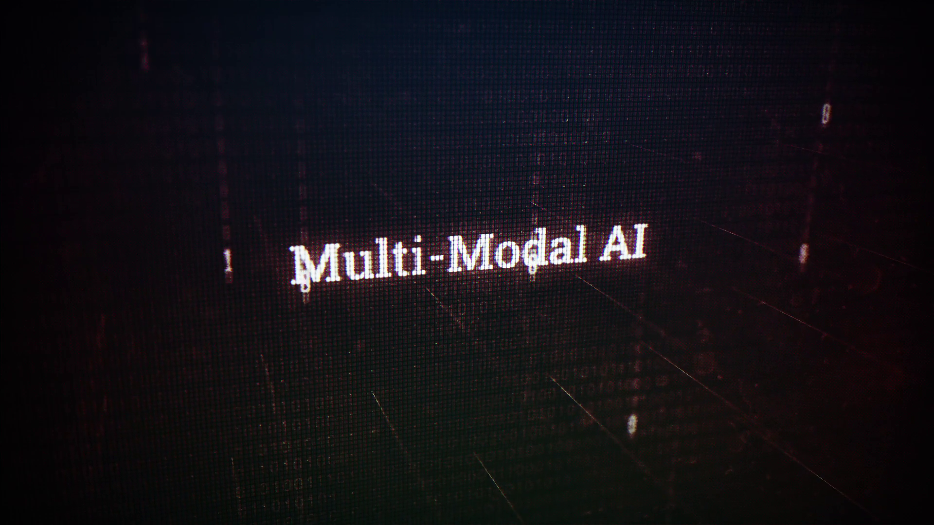 Multi Modal Ai On Digital Screen Message On Stock Motion Graphics SBV ...