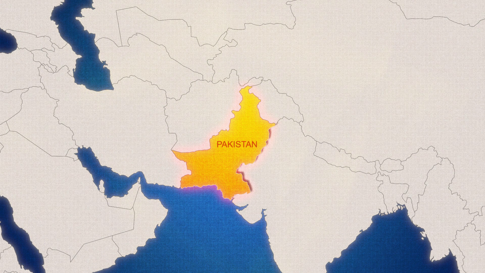 Pakistan Glow Map Social Media Content Stock Motion Graphics SBV ...