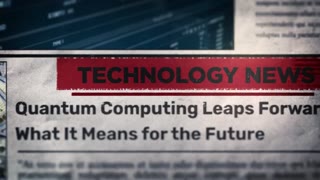 Quantum Computing Leaps Forward What It Means For The Future Headline Title On Newspaper