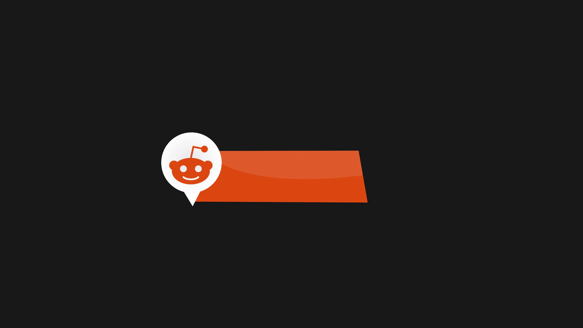 Reddit Modern Lower Third Alpha Channel 4k Stock Motion Graphics SBV