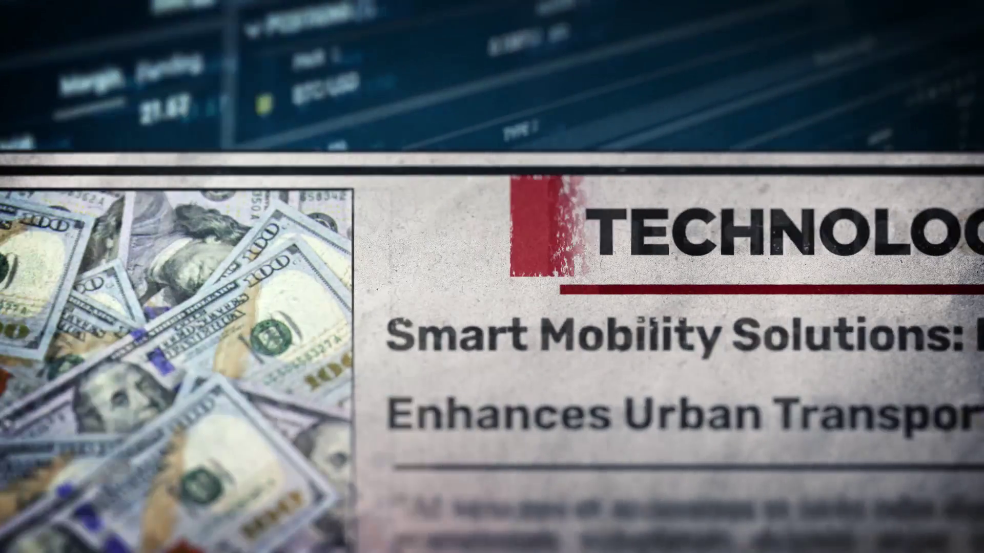 Smart Mobility Solutions Digital Tech Stock Motion Graphics SBV ...