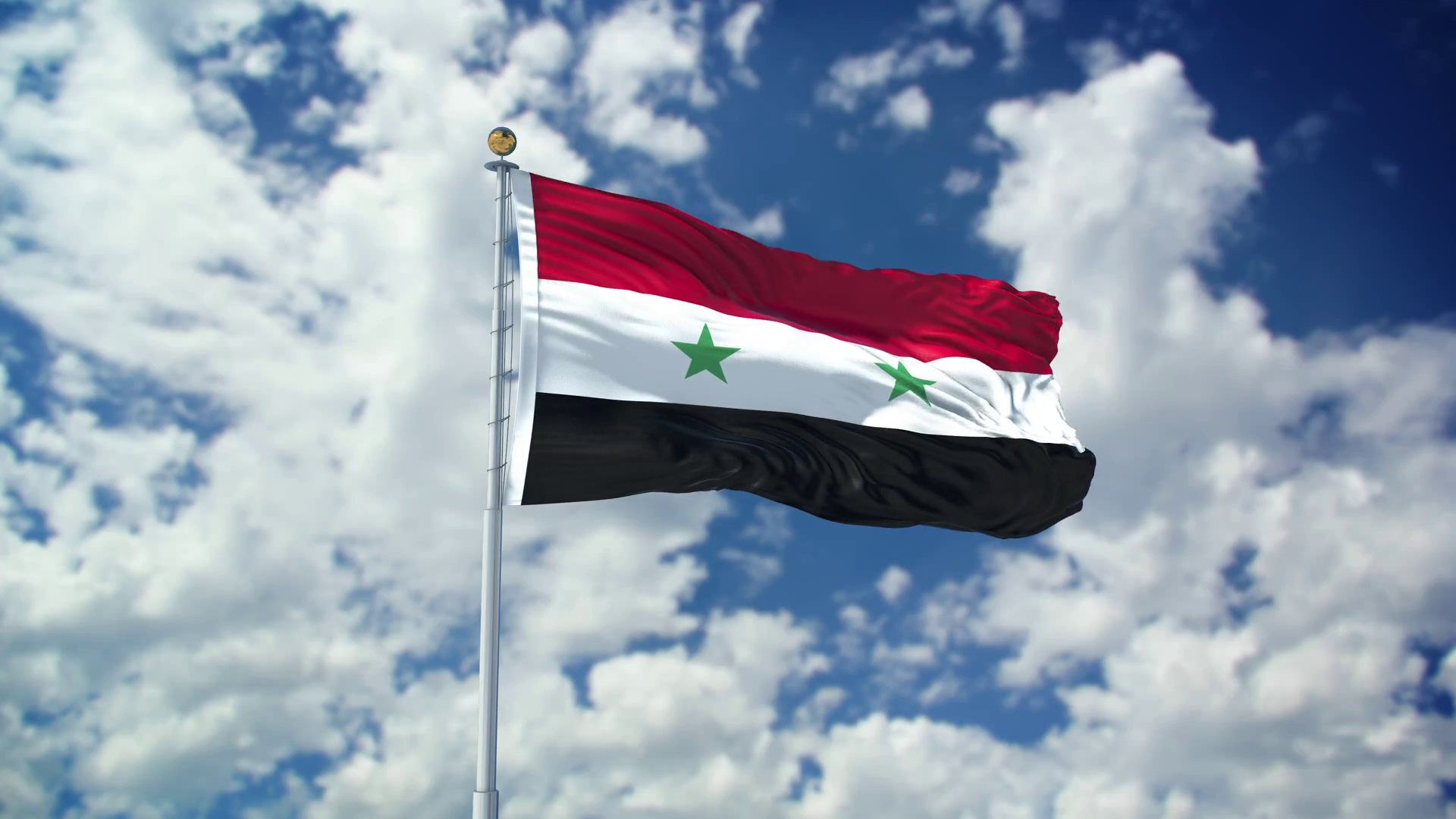 Syria Realistic Waving 4k Stock Motion Graphics SBV-348615748 - Storyblocks