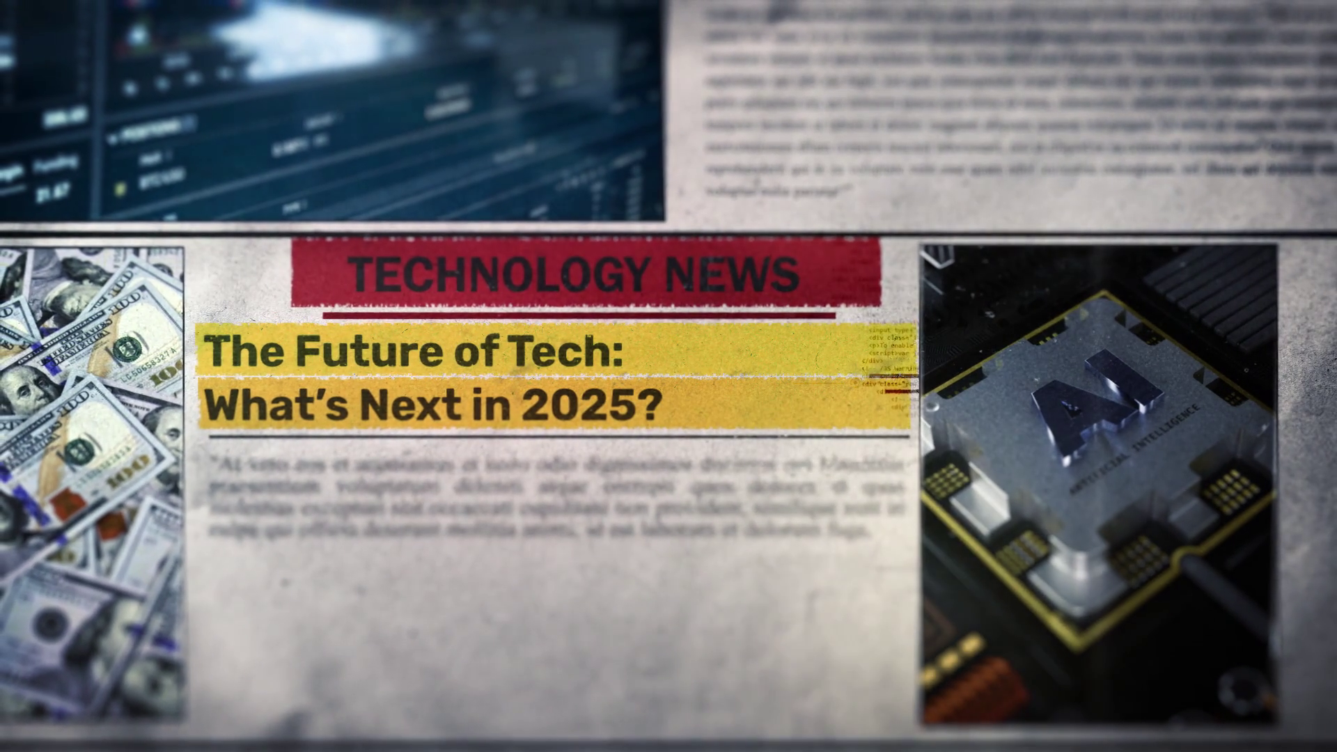 The Future Of Tech Whats Next In 2025 Stock Motion Graphics SBV ...
