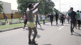 END SARS AND POLICE BRUTALITY IN LEKKI LAGOS NIGERIA