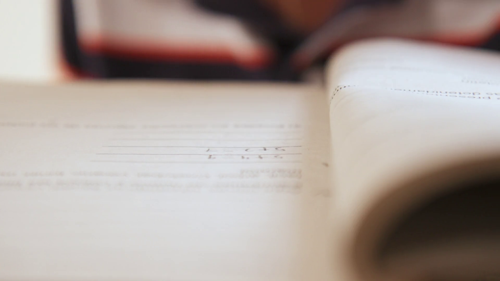 Detail Of Young Student Black Hands Writing On Exercise Book Stock