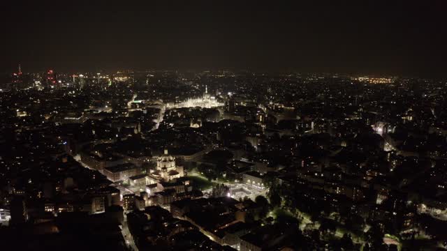 Milan By Night Stock Footage: Royalty-Free Video Clips - Storyblocks