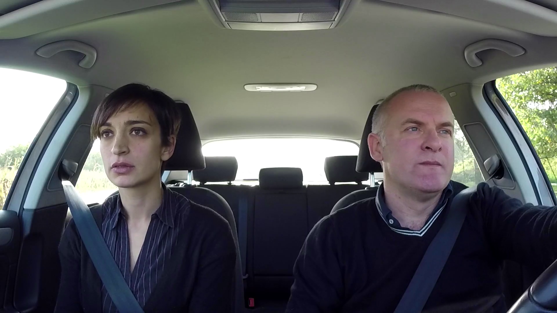 Woman With Nausea In Car Motion Sickness Sick People Travel Stock Video