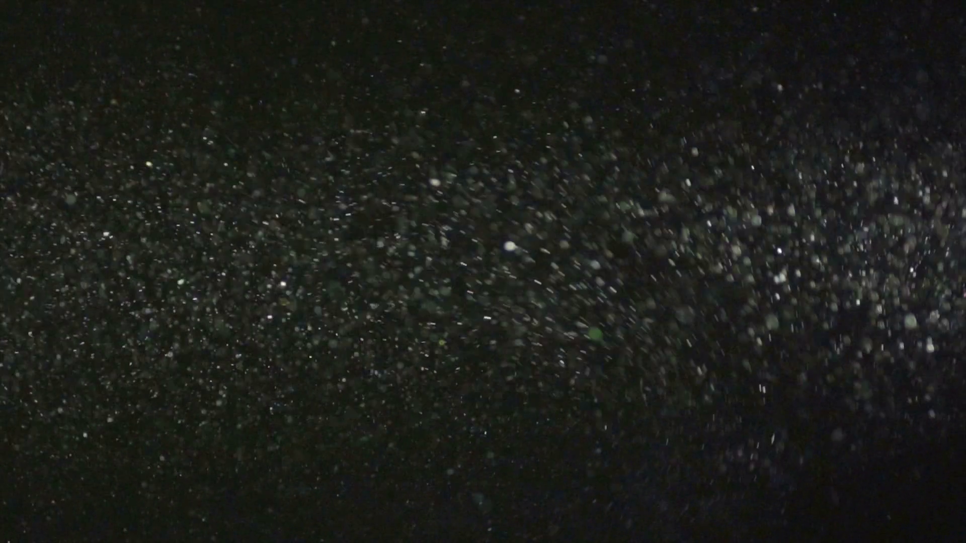 4 in 1 video! The particle of dust fly on the dark background. Slow
