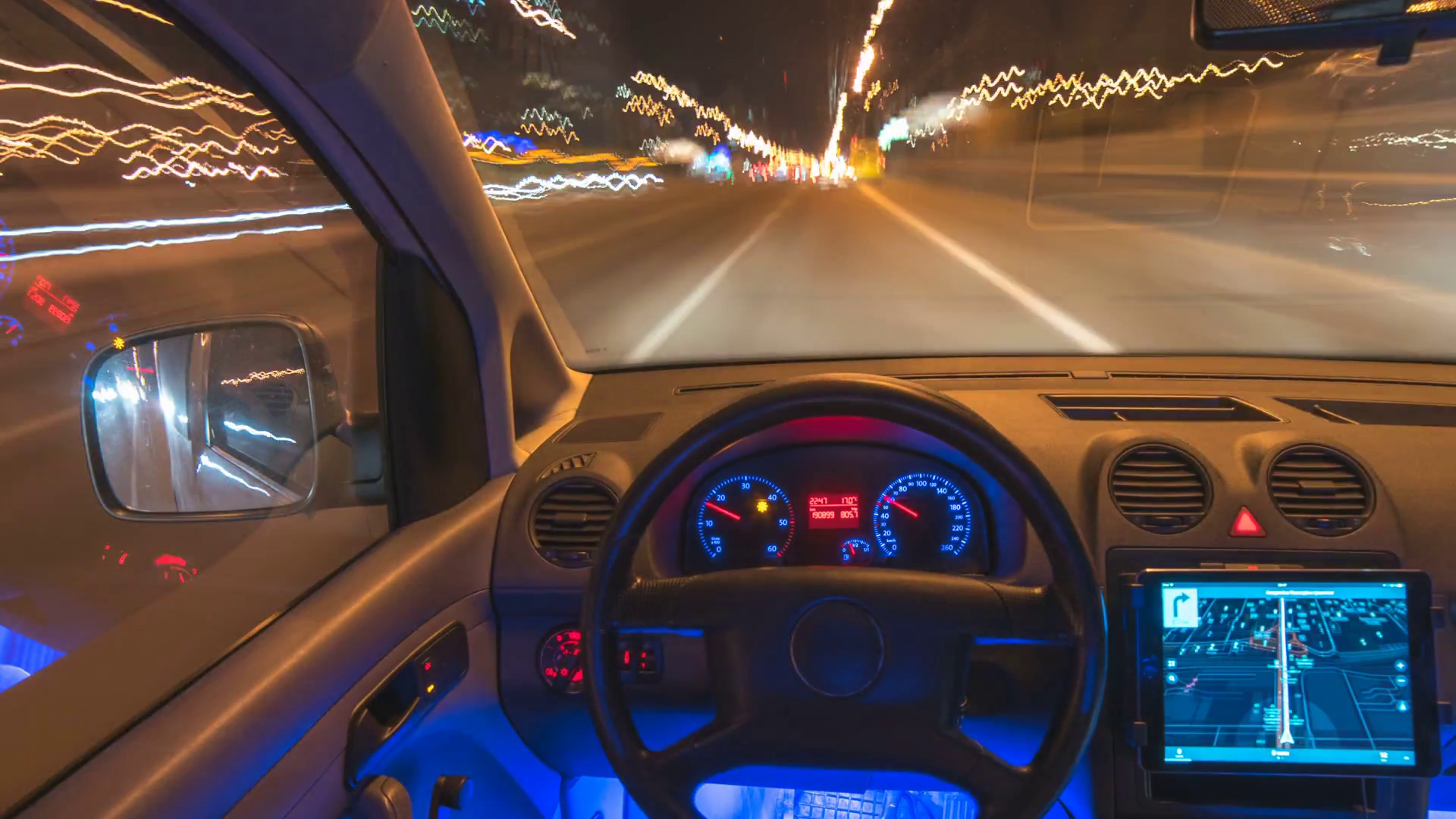 The Autopilot Car Drive Hyperlapse Pov Stock Footage SBV317162661