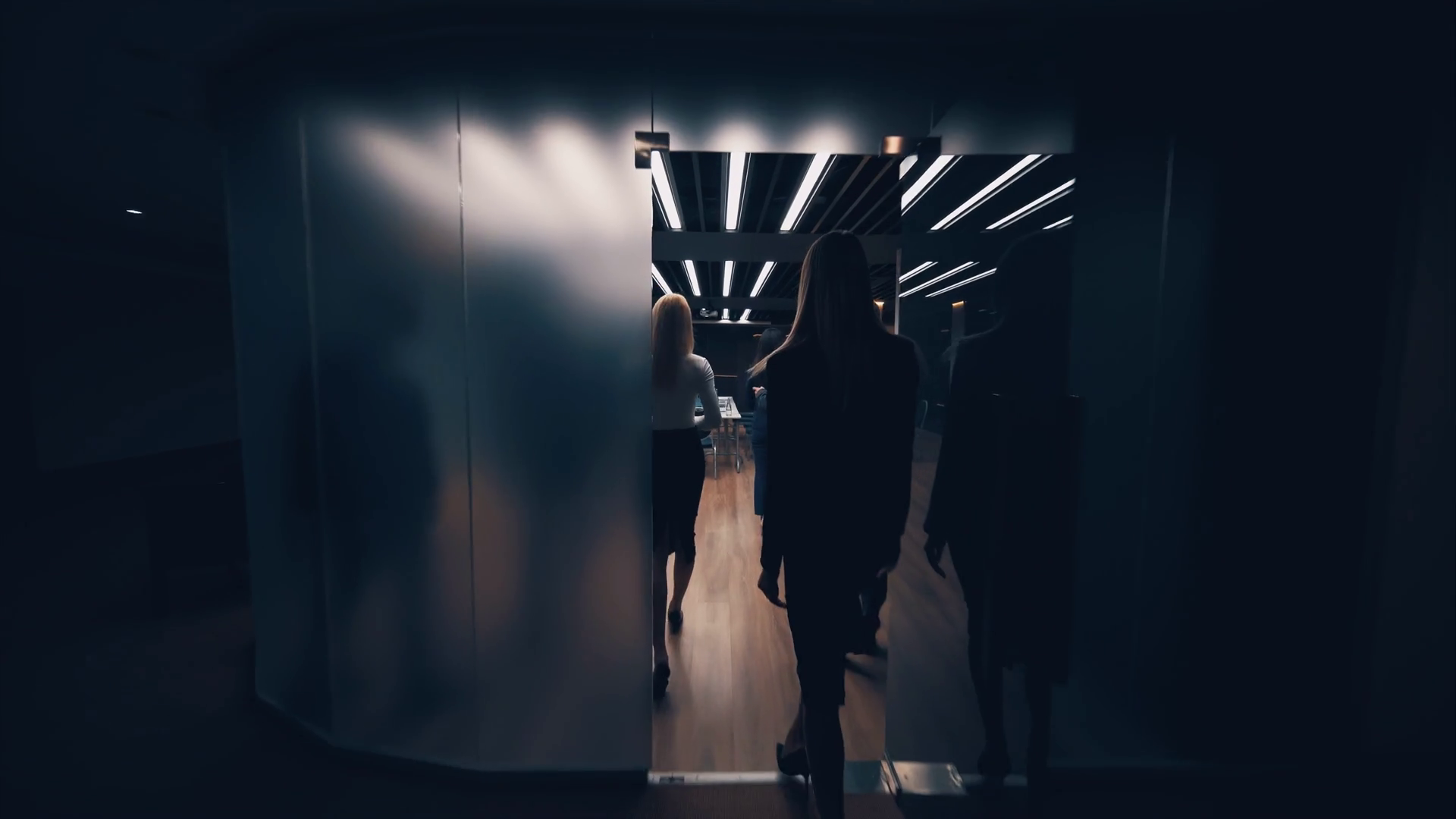 The Group Of Business People Entering Room Stock Footage SBV-338222769 ...