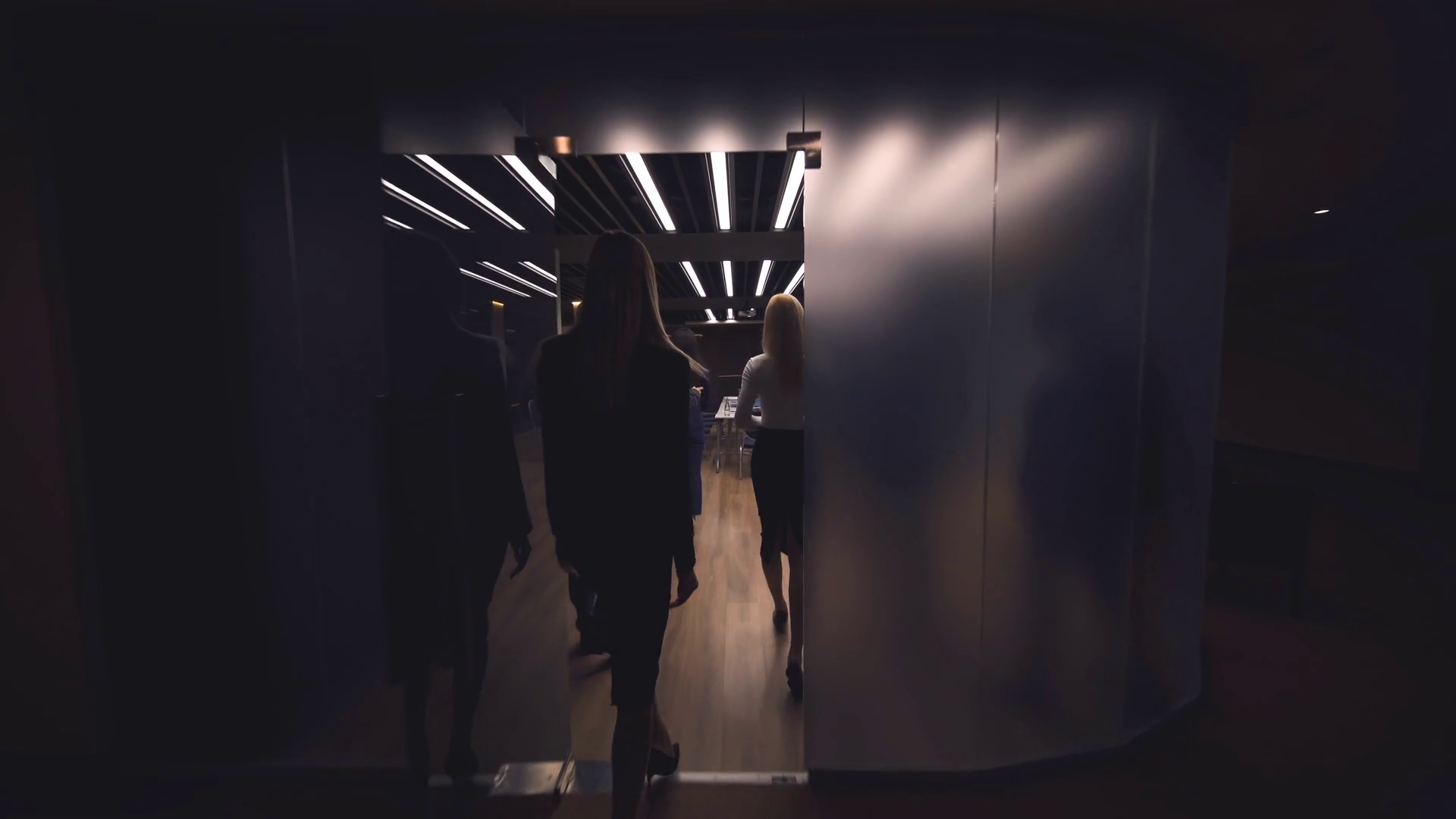 The Group Of Business People Entering Room Stock Footage SBV-338165444 ...