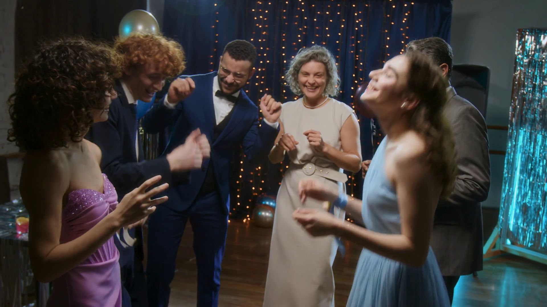 Group Of Energetic Classmates Inviting Stock Footage SBV-352782607 ...
