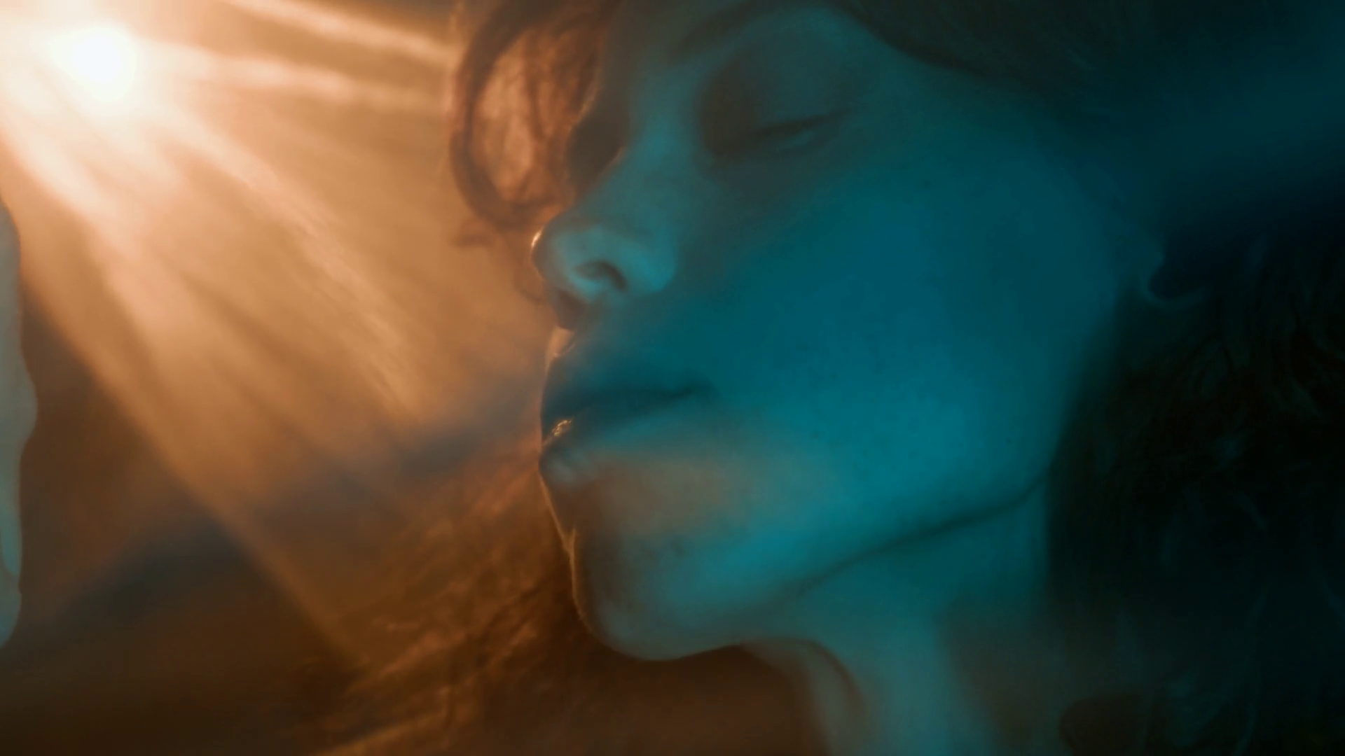 Extreme Close-up View Of Calm Young Woman Stock Footage SBV-351874390 ...