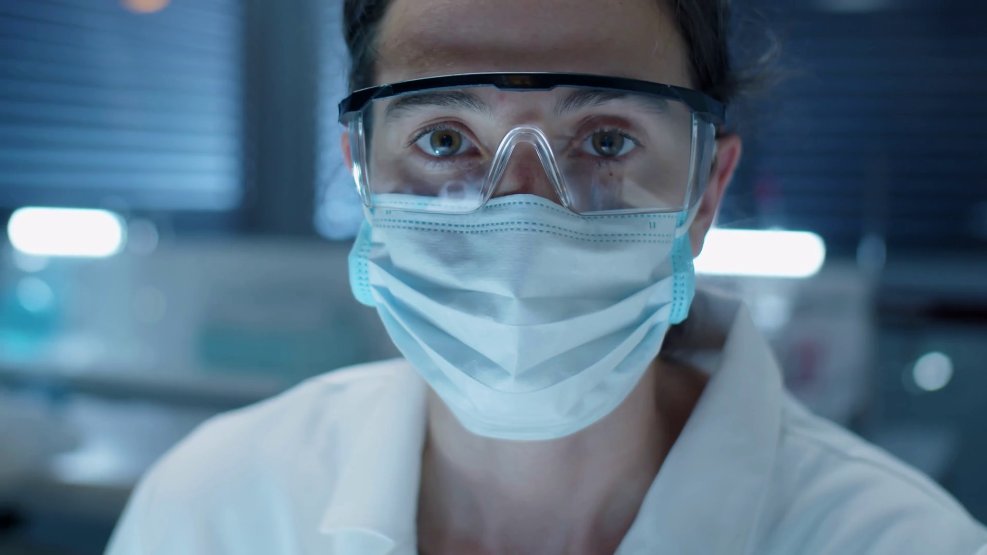 Portrait Of Young Female Scientist In Stock Footage SBV-347474804 ...