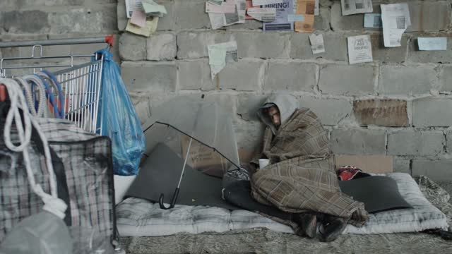 Homeless Rain Stock Footage: Royalty-Free Video Clips - Storyblocks