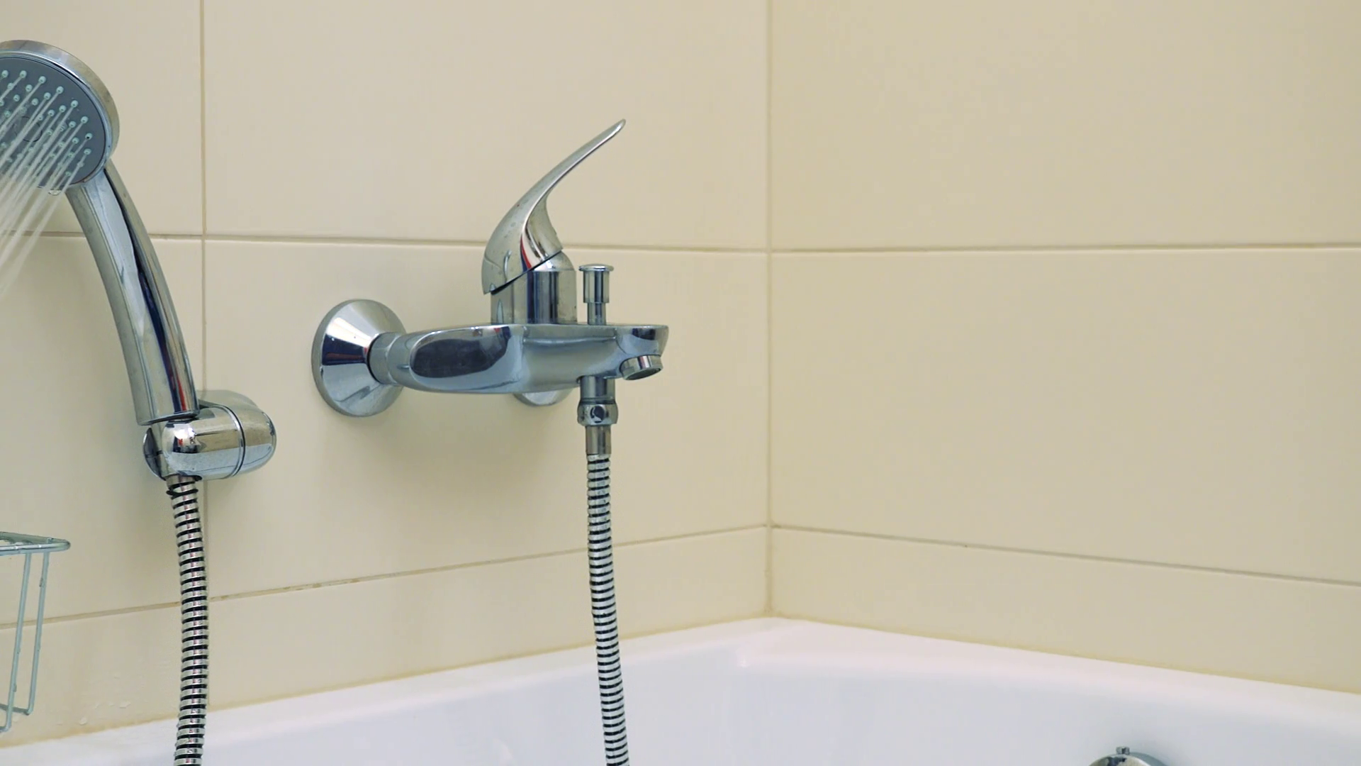 Closeup On Luxurious Bathtub With Shower Stock Footage SBV317130612 Storyblocks