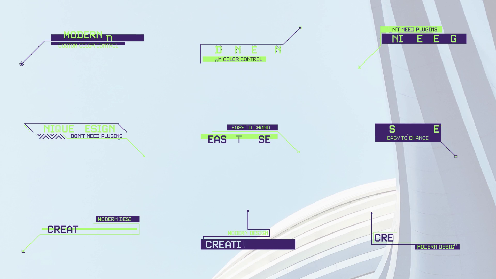After Effects: Modern Callout Titles Template SBV-347485128 - Storyblocks