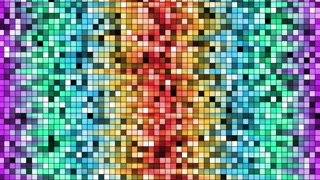 Colorful Vertical Disco Light Tiled Wall for Party or Concert