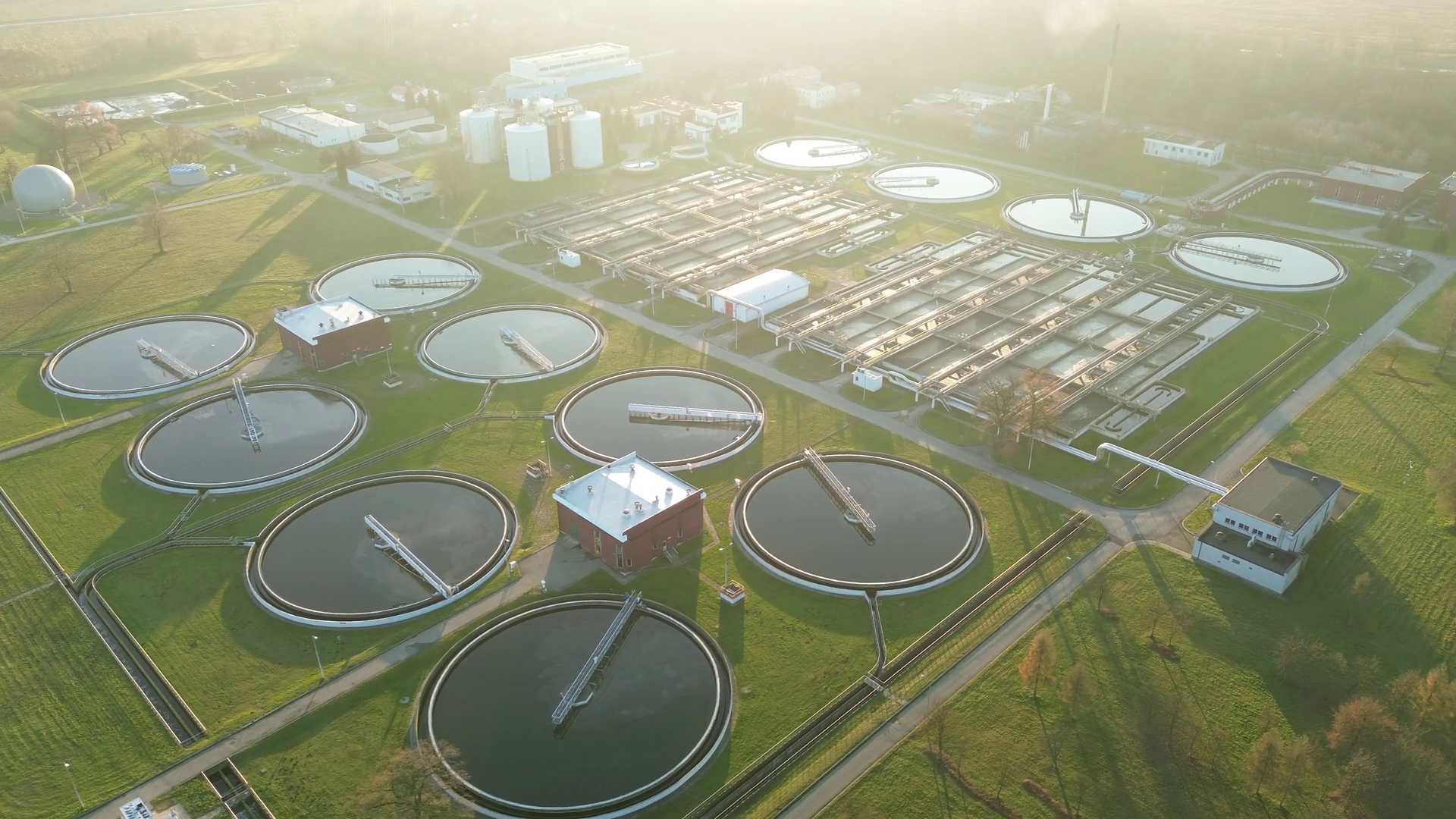 Industrial Water Treatment Plant With Stock Footage SBV-353214278 ...