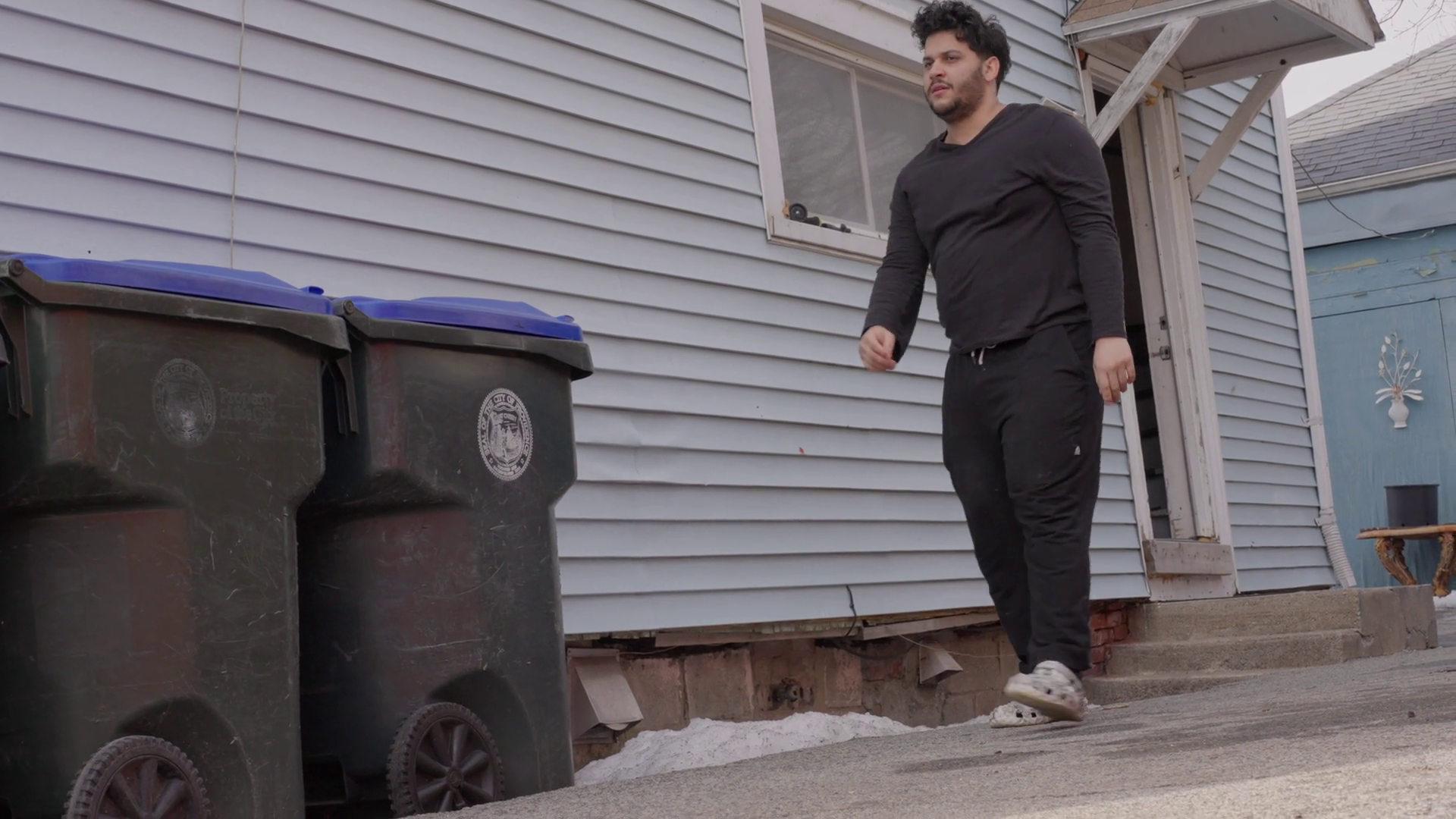 Slow Motion Shot Of Man Throwing Away Trash Stock Footage SBV-351948139 ...