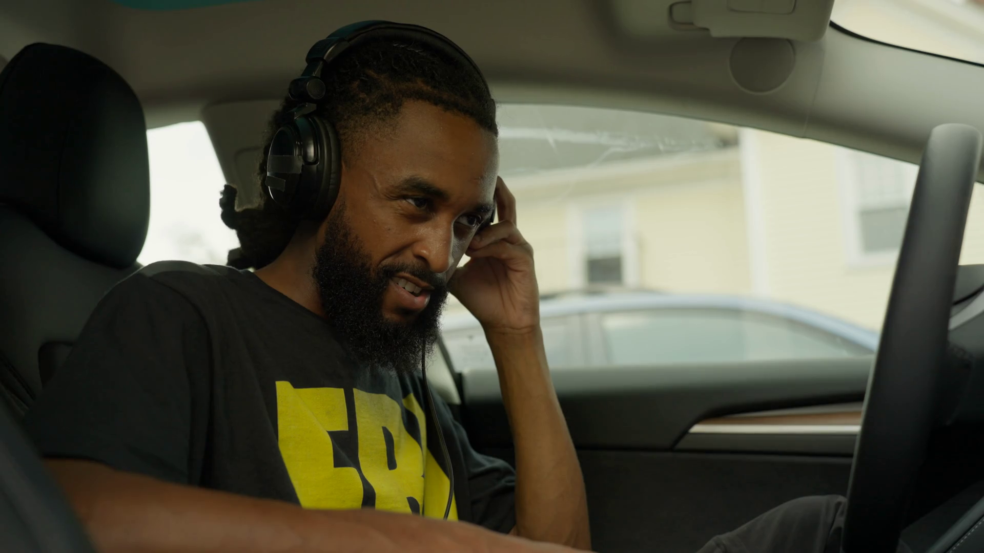 Closeup Shot Of Fbi Agent Listening To Stock Footage SBV347099006