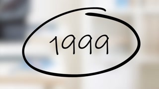 1999 Handwriting Using Black Marker On Glass