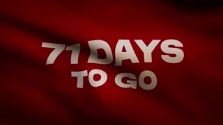 71 Days To Go Coming Soon Annoucement