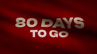 80 Days To Go Coming Soon Annoucement