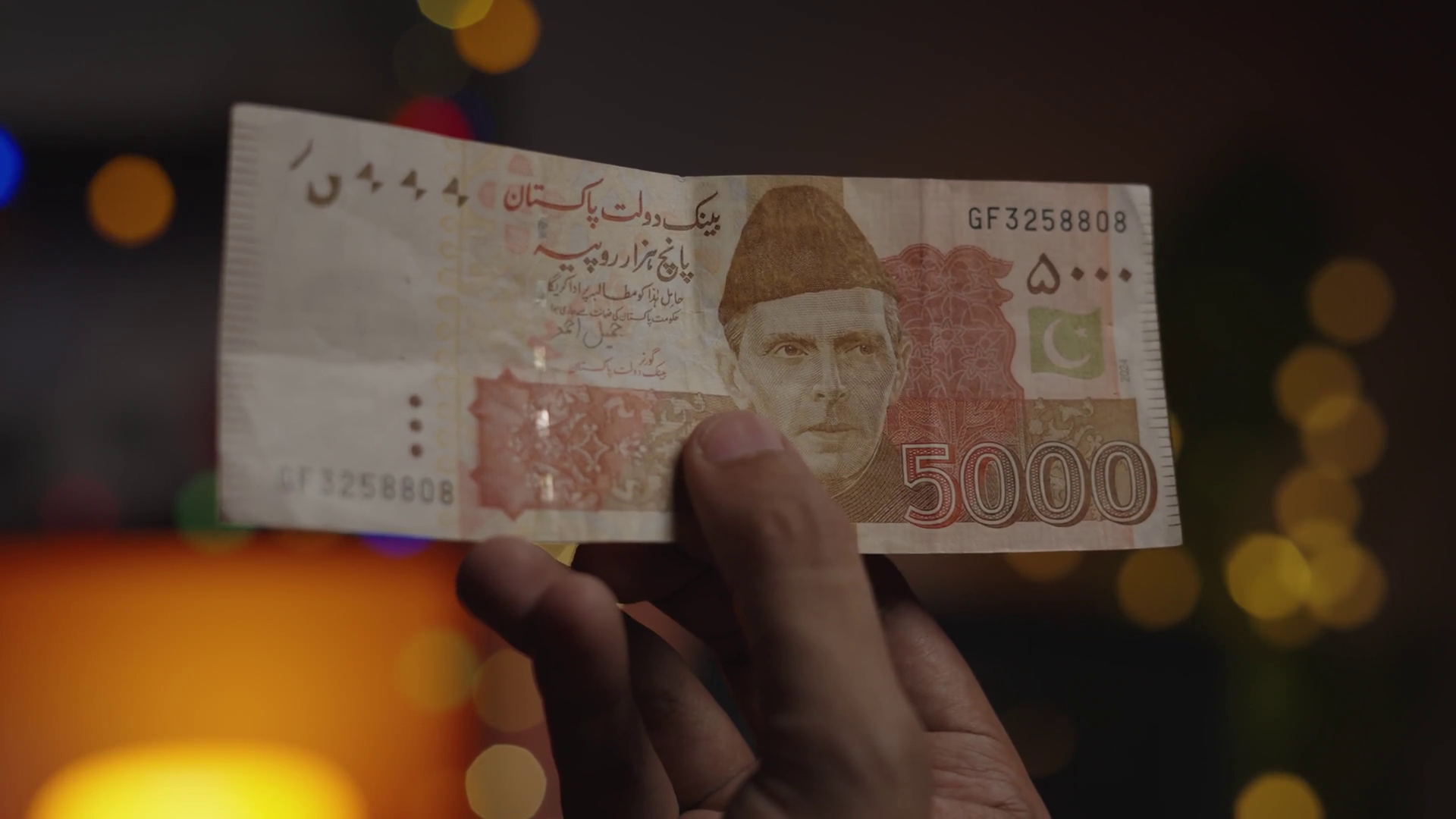 Close Shot Of 5000 Pakistani Rupee Stock Footage SBV-352297118 ...