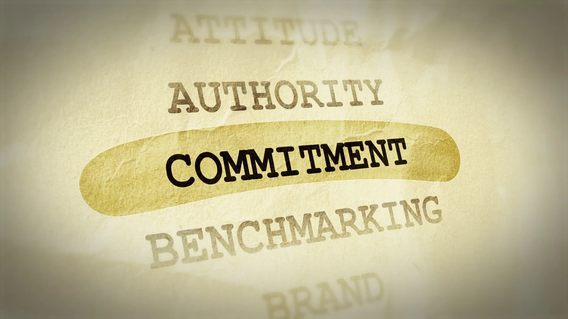 Commitment Text Highlight Animation Stock Footage SBV-353208338 ...