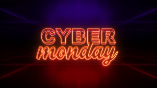 Cyber Monday Animation Background
