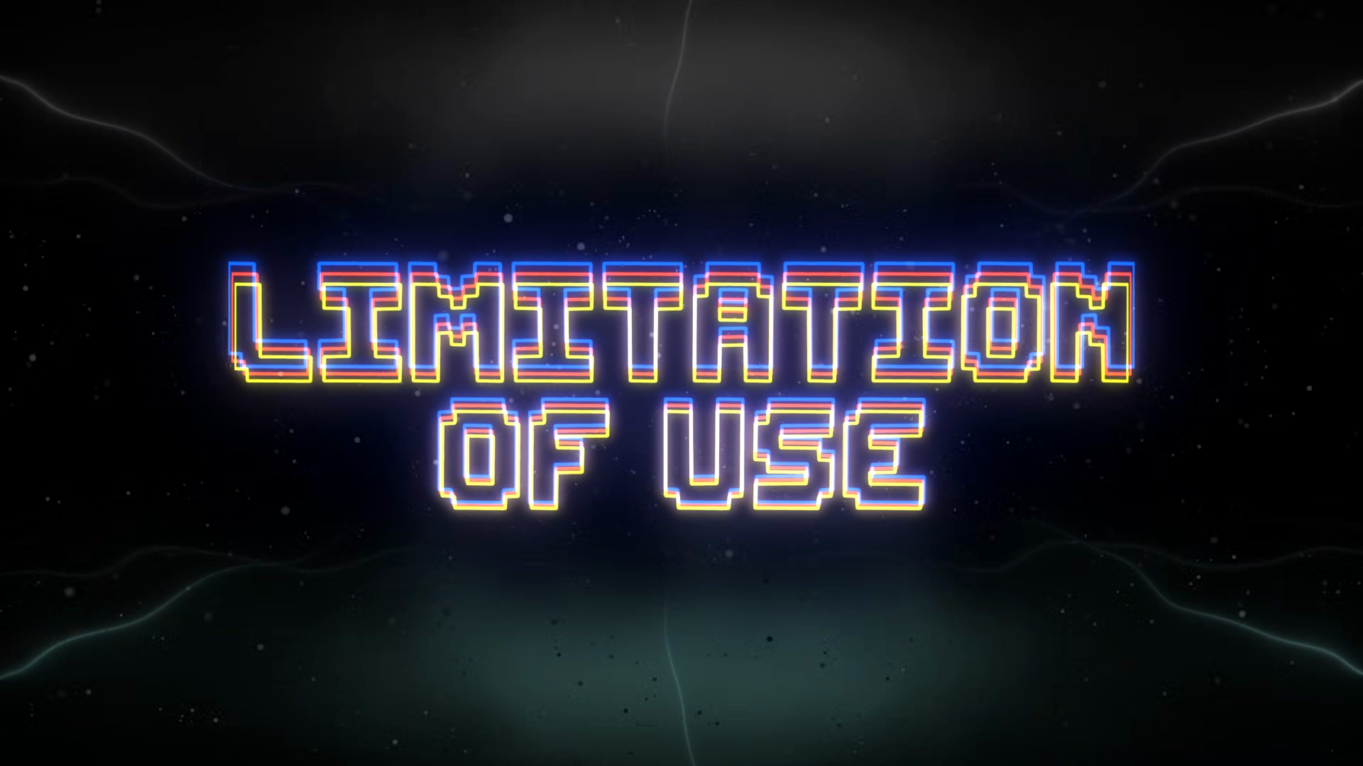 Limitation Of Use Neon Text With Retro Stock Footage SBV-353771000 ...