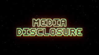 Media Disclosure Neon Text With Retro Style