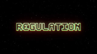 Regulation Neon Text With Retro Style