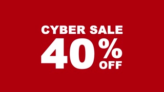Special Offer Cyber Monday Sale Up To 40 Percent Off