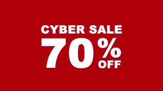 Special Offer Cyber Monday Sale Up To 70 Percent Off
