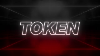 Token Text 80s Style Retro Aesthetic Background
