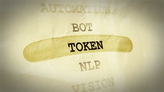 Token Text Highlight Animation Documentary Style Effect