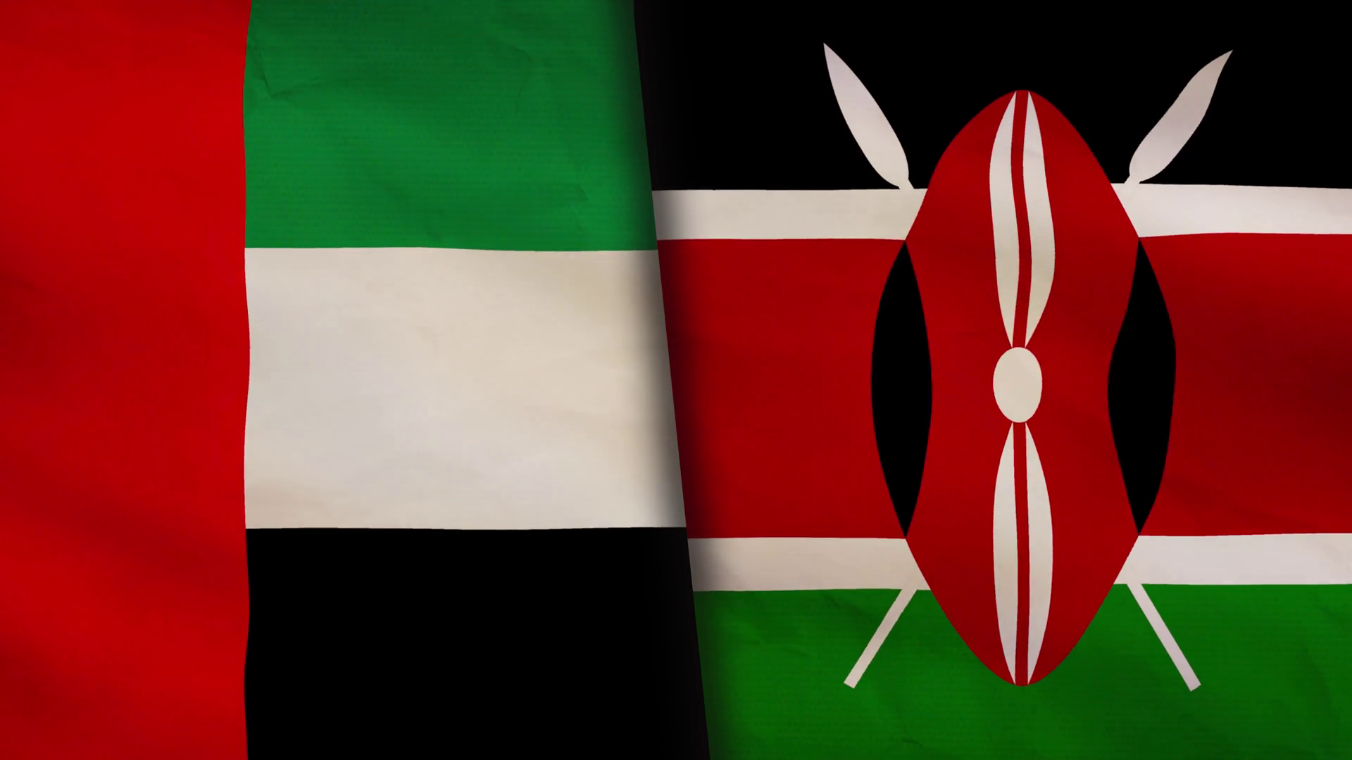Uae Kenya Flag Stock Footage SBV348741797 Storyblocks