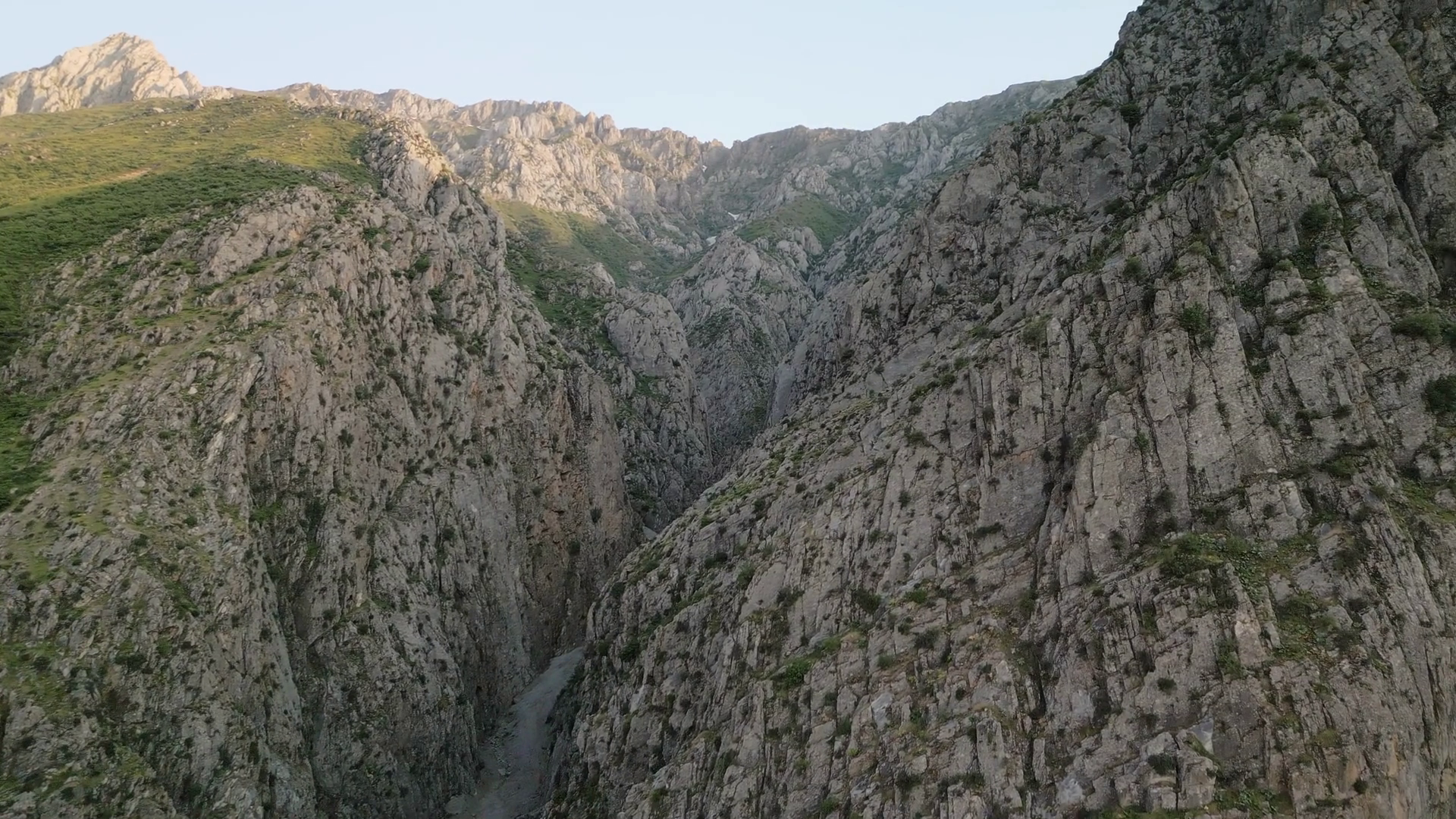 Warm Sunrise Touches Jagged Ridge Deep Stock Footage SBV-352779190 ...