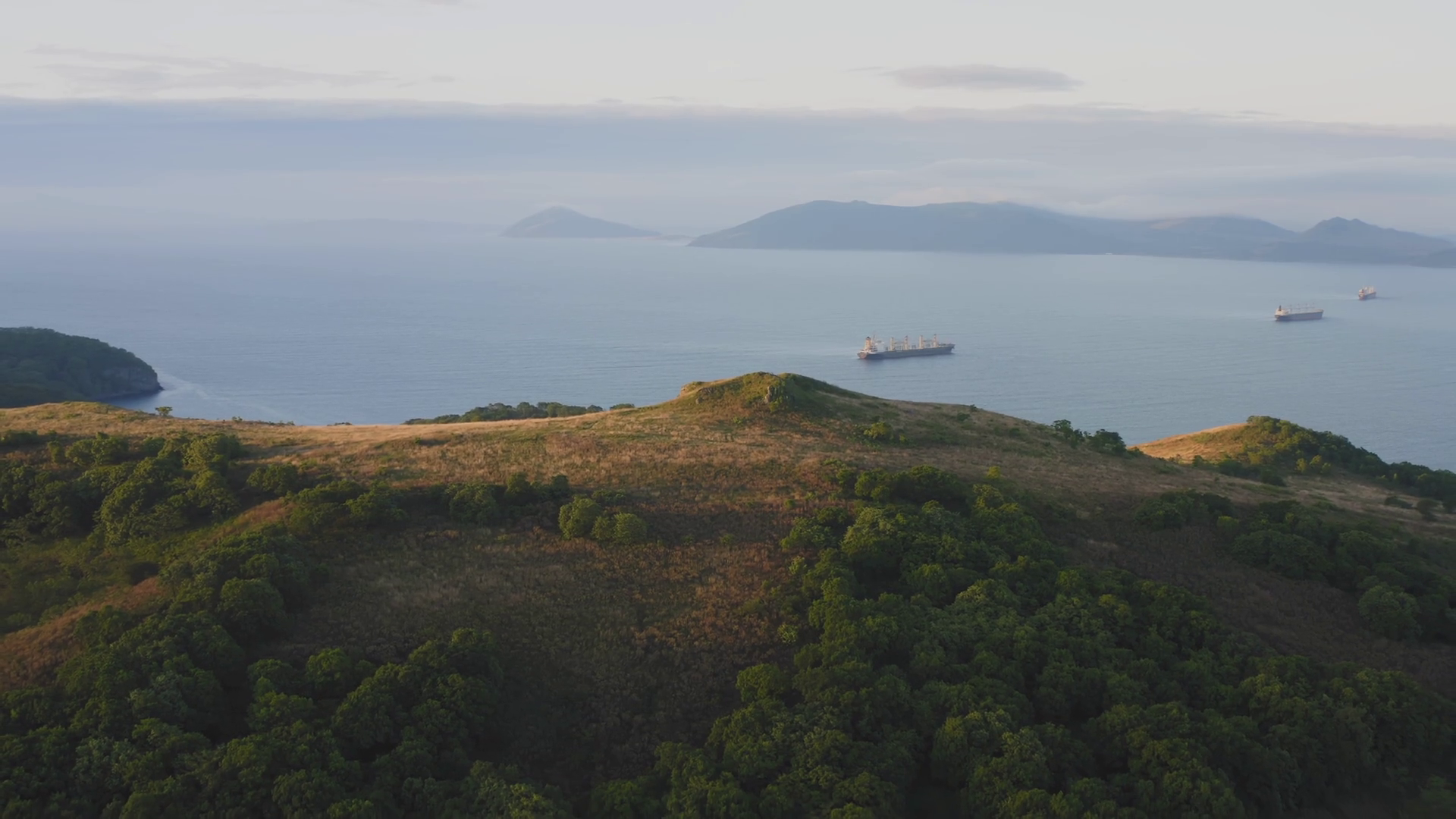Dawn Over Sea Of Japan Russia Posiet Bay Stock Footage SBV-349213776 ...
