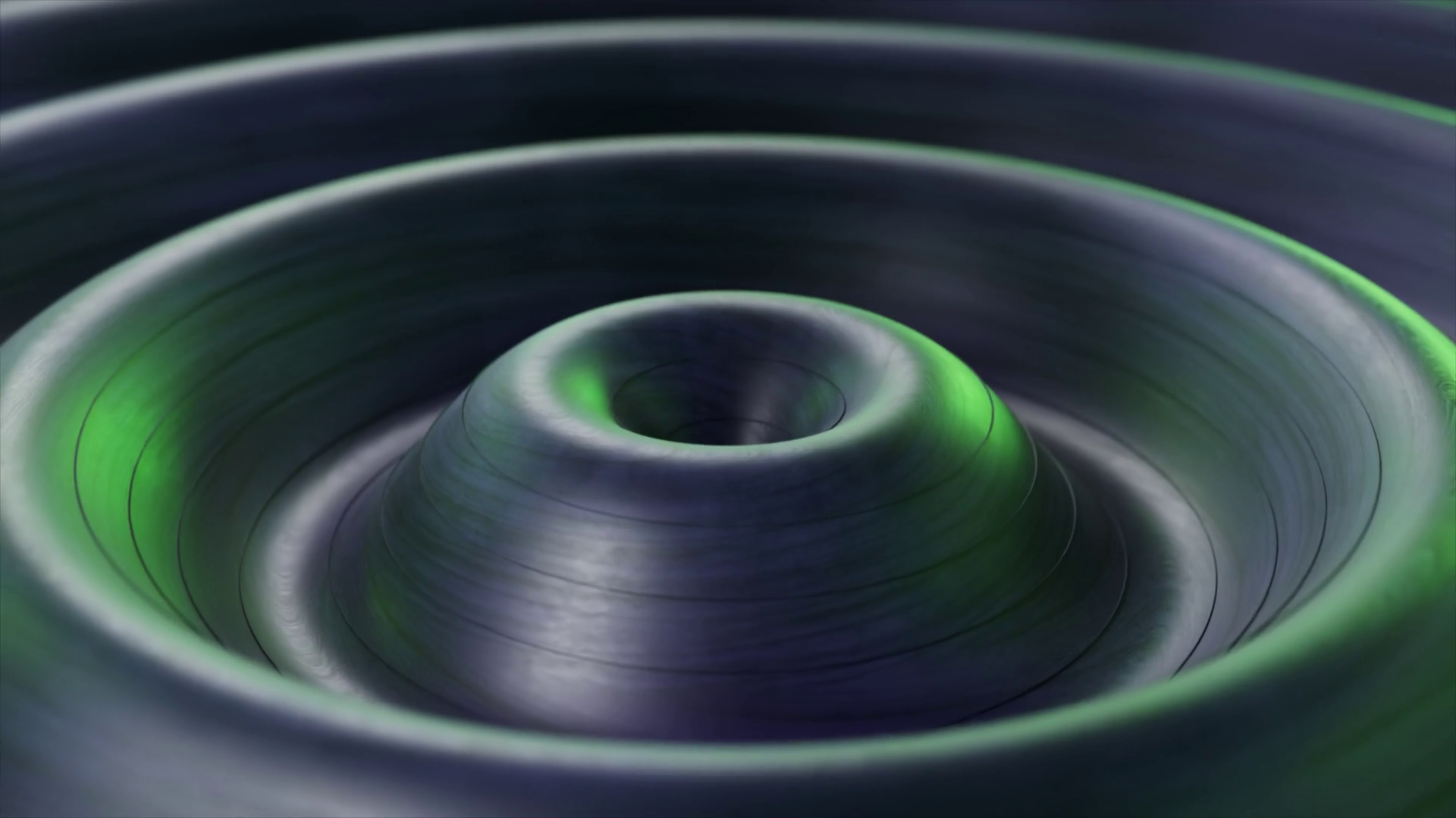 Concentric Metallic Rings Pulsating With Stock Motion Graphics SBV ...