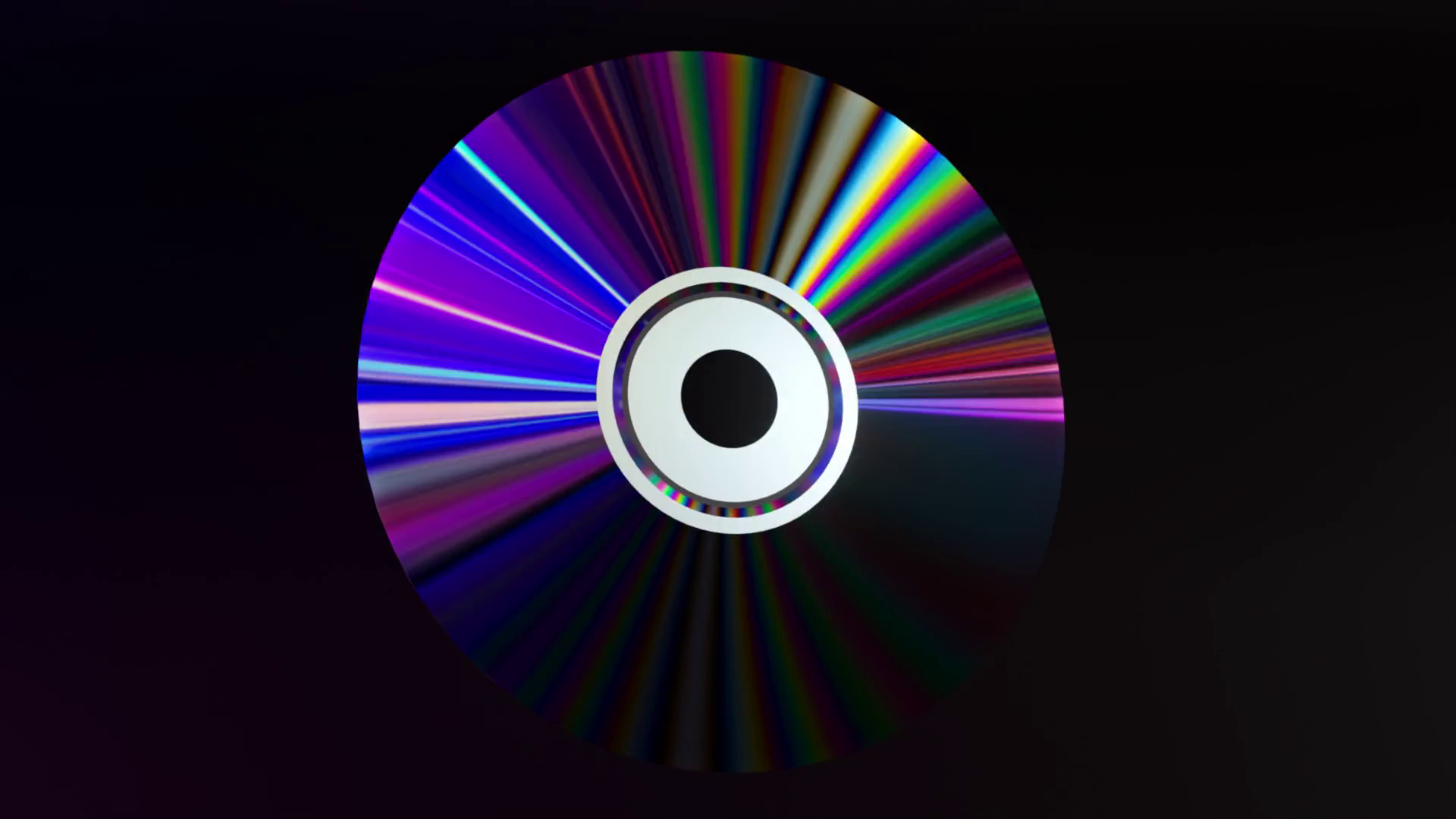 Abstract Concept Cd Dvd Spins On Black Stock Footage SBV-348516536 ...