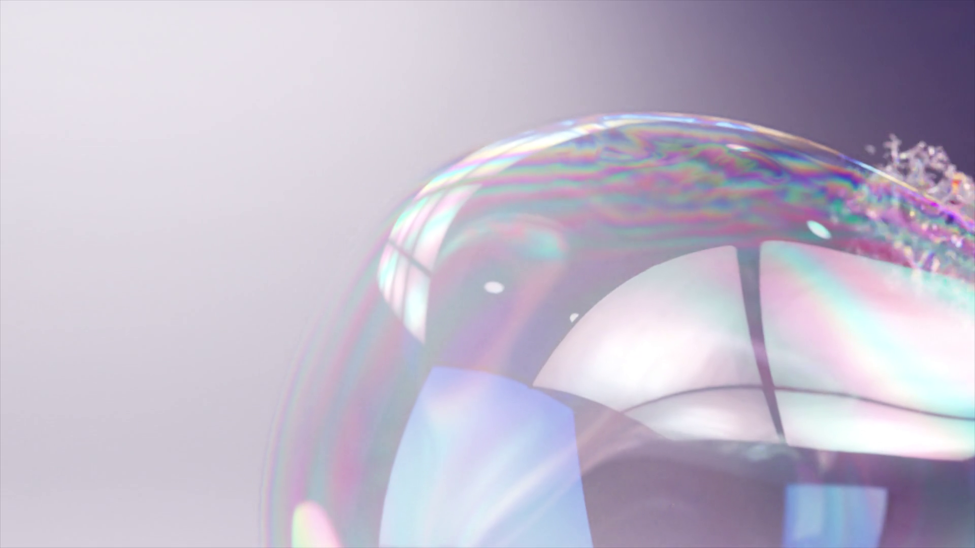 Shimmering Soap Bubble Burst In 3d Animation Stock Motion Graphics SBV ...