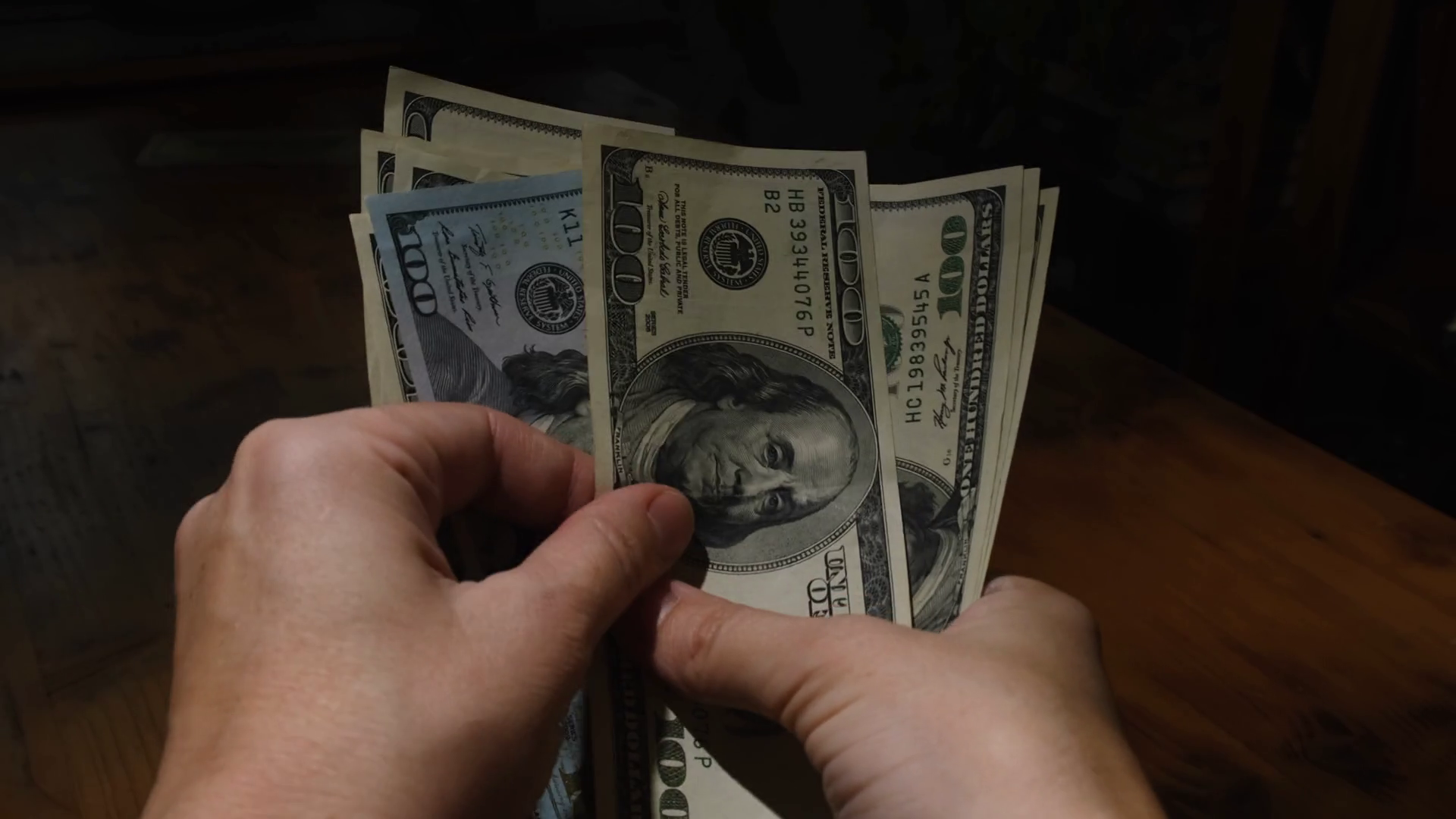 Hands Counting Dollars Money Cash Stock Footage SBV-352941225 - Storyblocks