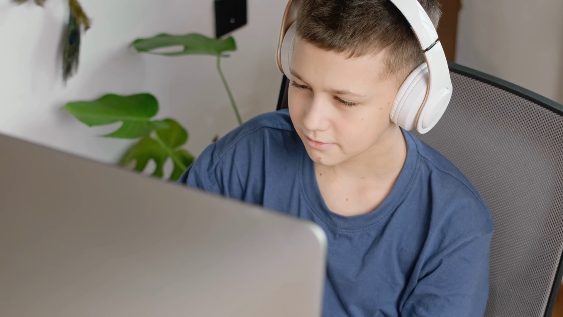 Online Education Home Learning Concept Teen Stock Footage SBV-347697800 ...