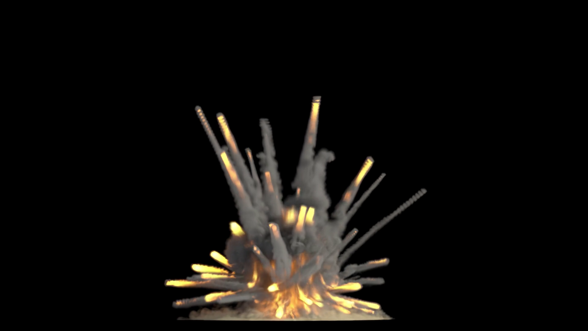 Explosion isolated on black Motion Background - Storyblocks