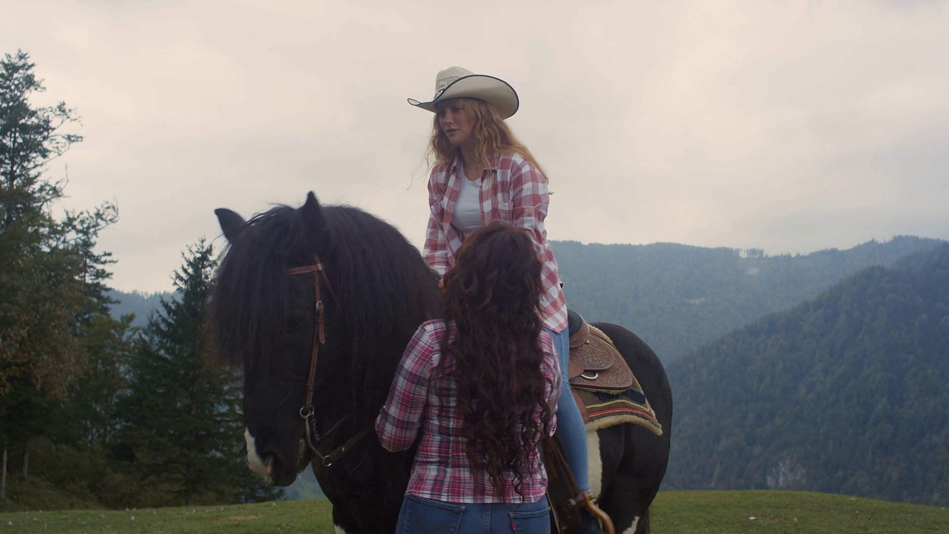 Young Woman At Western Riding School In Stock Footage SBV-352935511 ...
