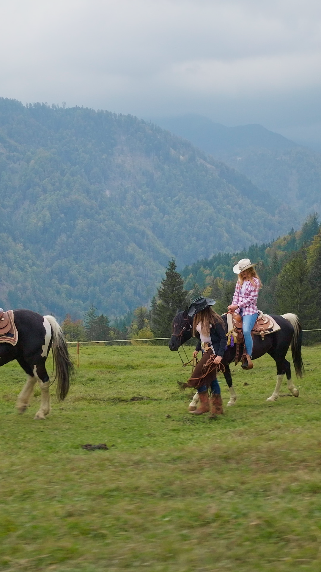 Couple Taking Scenic Horse Ride Through Stock Footage SBV-353044781 ...