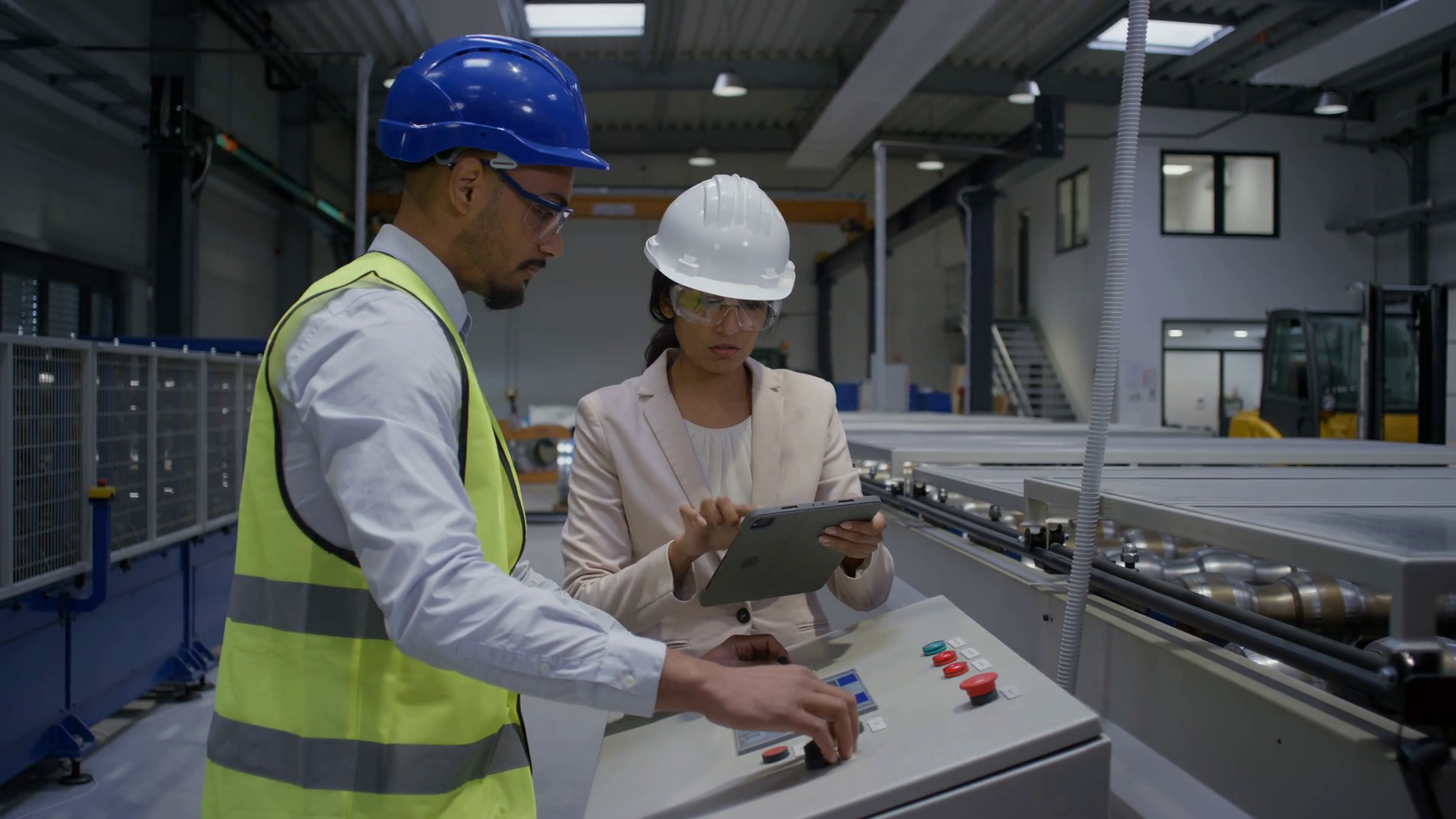 Female Indian Factory Supervisor Is Stock Footage SBV-351944179 ...